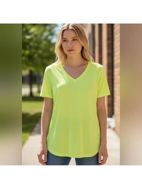Ideology Yellow Long Sleeve T-Shirt Size 2XL #T11